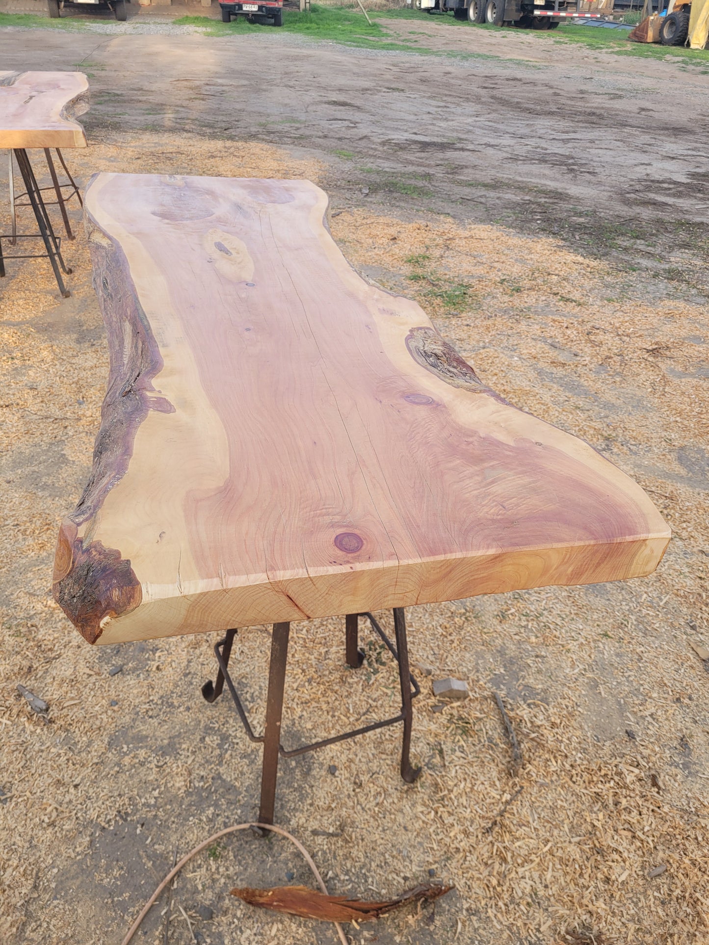 Cubierta madera rústica de una pieza