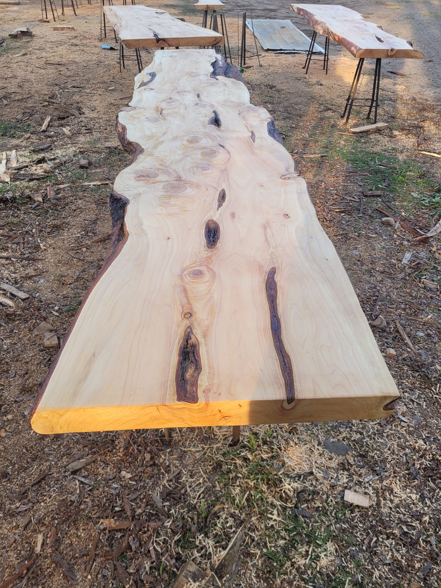 Cubierta madera rústica de una pieza